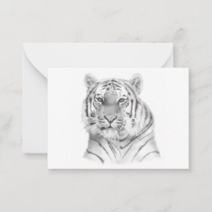 Tiger Note Kaart Notitiekaartje