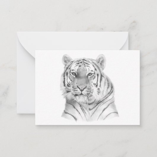 Tiger Note Kaart Notitiekaartje (Voorkant)