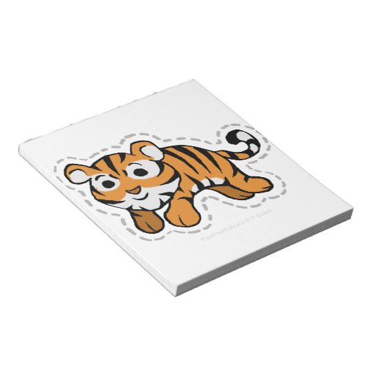 TIGER NOTITIEBLOK (Schuin)