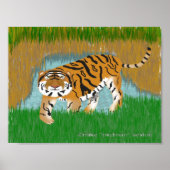 Tiger Oasis Poster (Voorkant)