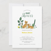 Tiger Oerwoud Boy | Dierdieren | KAART BABY SHOWER (Voorkant)