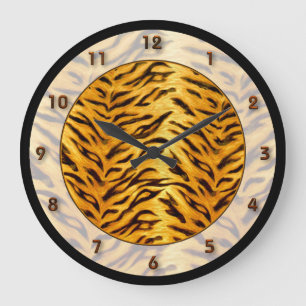 Tiger Oerwoud Clock Grote Klok
