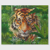 Tiger | Oerwoud tijger  van de Natuur Cadeaupapier (Vlak)