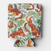  Tiger Oerwoud Waterverf Blikjeskoeler (Voorkant)