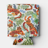  Tiger Oerwoud Waterverf Blikjeskoeler (Achterkant)