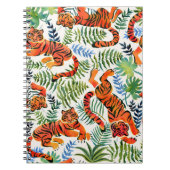  Tiger Oerwoud Waterverf Notitieboek (Voorkant)