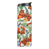  Tiger Oerwoud Waterverf Thermosbeker (Gedraaid links)