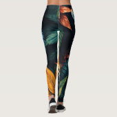 “Tiger of Mine” – Colourful Tiger Portrait Leggings (Achterkant)