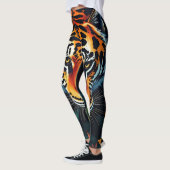 “Tiger of Mine” – Colourful Tiger Portrait Leggings (Links)