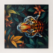 “Tiger of Mine” – Colourful Tiger Portrait Legpuzzel (Horizontaal)