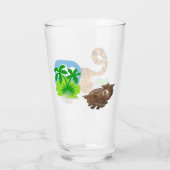 Tiger on the Hunt Glas (Achterkant)