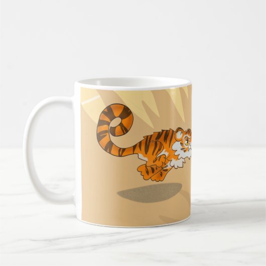 Tiger on the Hunt Koffiemok (Links)