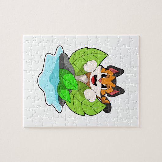 Tiger on the Hunt Legpuzzel (Horizontaal)