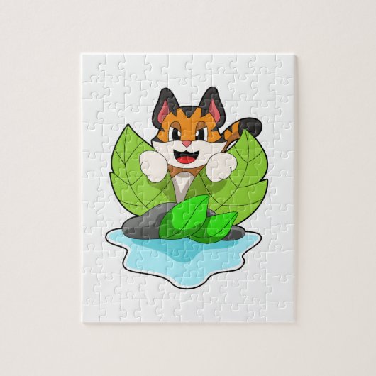 Tiger on the Hunt Legpuzzel (Verticaal)