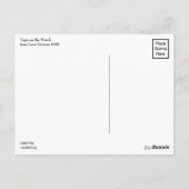 Tiger op de horloge van Jean-Leon Gerome 1888 Briefkaart (Achterkant)