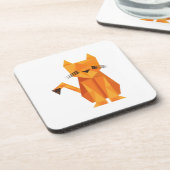 Tiger Oragami Bier Onderzetter (Linkerzijde)