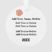 TIGER ORNAMENT (achterkant)