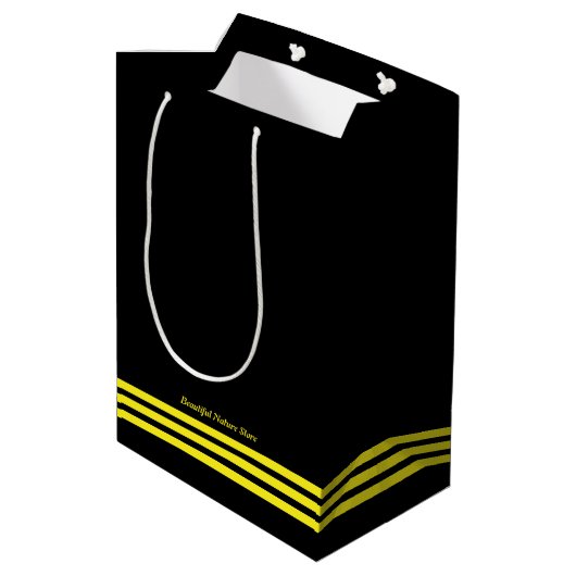 Tiger：Paper Bag Medium Cadeauzakje (Achterkant Gekanteld)