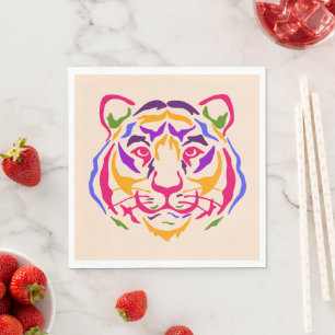 Tiger Paper Napkin Servet