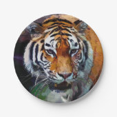 Tiger  papieren bordje (Voorkant)