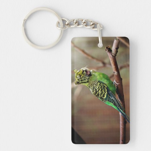 Tiger Parakeet Sleutelhanger (Voorkant)