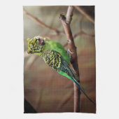 Tiger Parakeet Theedoek (Verticaal)