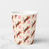 Tiger Party Animals Safari Zoo Birthday Papieren Bekers (Voorkant)