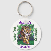 Tiger Party Center Sleutelhanger (Voorkant)
