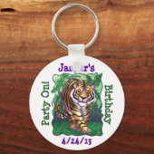 Tiger Party Center Sleutelhanger (Voorkant)