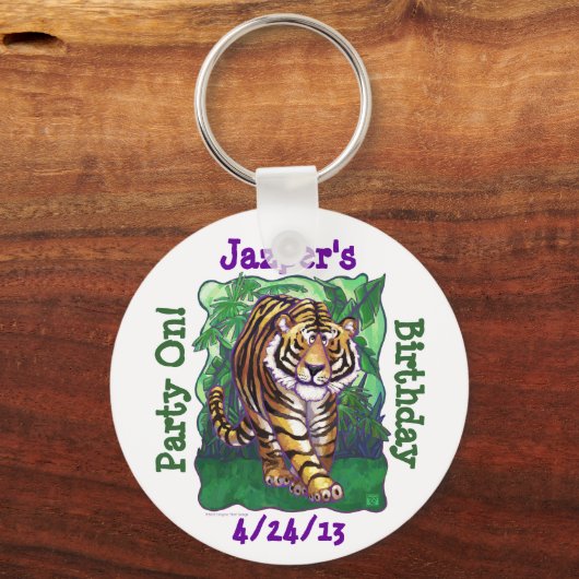 Tiger Party Center Sleutelhanger (Voorkant)
