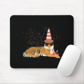 Tiger Partying Animals Having A Party Muismat (Met muis)