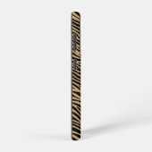 Tiger Pattern in Light Brown with Tiger Samsung Galaxy Hoesje (Rechterkant)