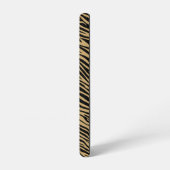 Tiger Pattern in Light Brown with Tiger Samsung Galaxy Hoesje (Linkerkant)