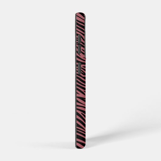 Tiger Pattern in Red with Tiger Samsung Galaxy Hoesje (Rechterkant)