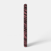 Tiger Pattern in Red with Tiger Samsung Galaxy Hoesje (Linkerkant)