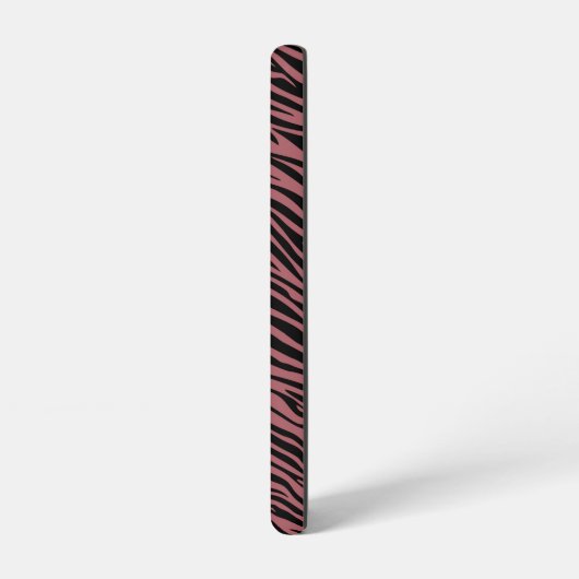 Tiger Pattern in Red with Tiger Samsung Galaxy Hoesje (Linkerkant)