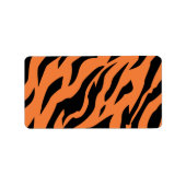 Tiger Pattern Print Label (Voorkant)