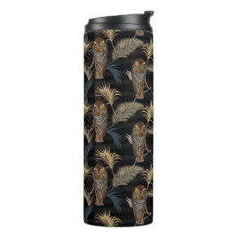 Tiger Pattern Thermal Tumbler Thermosbeker