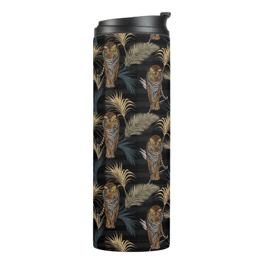 Tiger Pattern Thermal Tumbler Thermosbeker (Gedraaid links)