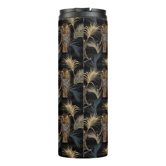Tiger Pattern Thermal Tumbler Thermosbeker (Achterkant)