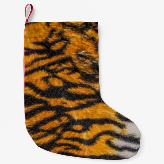 Tiger patterned backgroundabstract, animal, asia, kleine kerstsok (Voorkant)