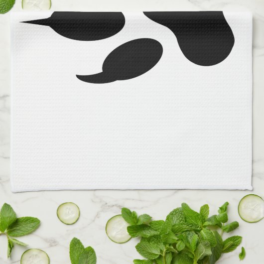 Tiger Paw-afdrukken Theedoek (Gevouwen)