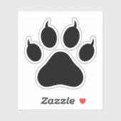 Tiger Paw Print Sticker (Vel)