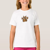 Tiger Paw Print T-shirt (Voorkant)