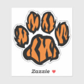 Tiger Paw Sticker (Vel)