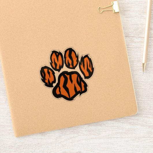 Tiger Paw Sticker (Notitieboek)