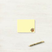 Tiger Paw Tekening Schattigee notities Post-it® Notes (Op bureau)