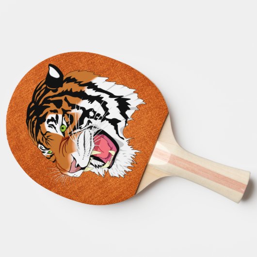 Tiger Ping Pong Paddle Tafeltennisbatje (Zijkant)
