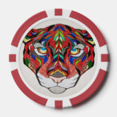 Tiger Poker Chip (Voorkant)