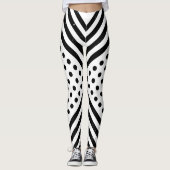 Tiger Polka Art Leggings (Voorkant)
